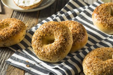Yuvarlak her şeyi sıcak simit