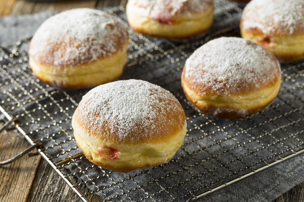 Вишукані домашні польського Paczki пончики — стокове фото