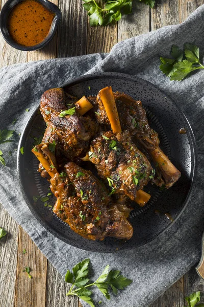 Stinchi di agnello brasati fatti in casa — Foto Stock