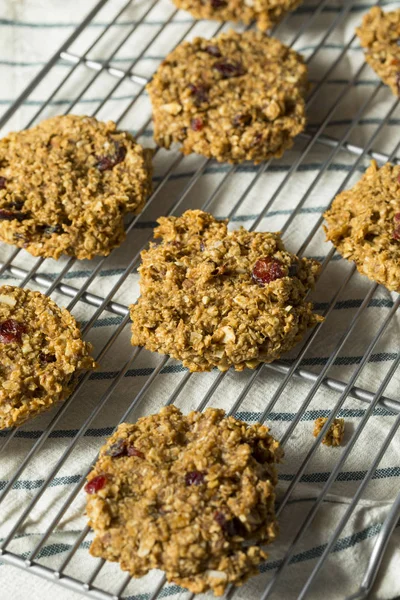 Vegane gesunde Frühstückskekse — Stockfoto