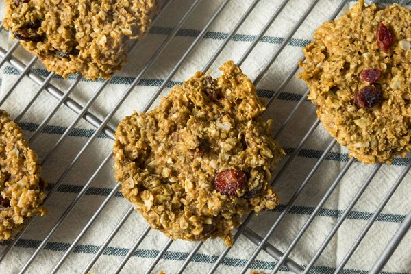 Vegane gesunde Frühstückskekse — Stockfoto