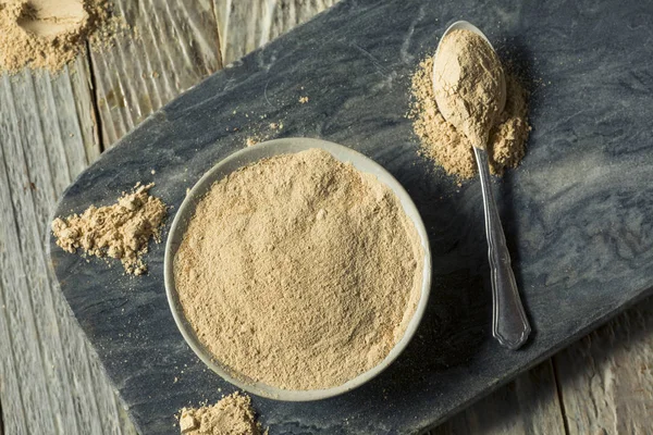 Ξηρό οργανικό Maca σε σκόνη Superfood — Φωτογραφία Αρχείου