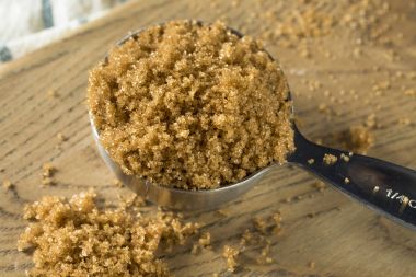 Ham organik ışık kahverengi şeker