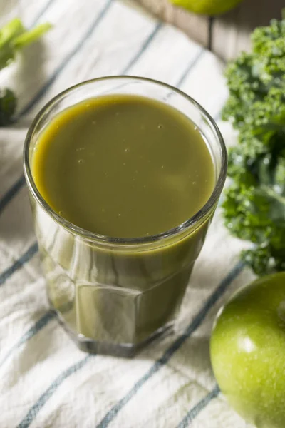 Zdrowe organiczny sok zielony Smoothie — Zdjęcie stockowe