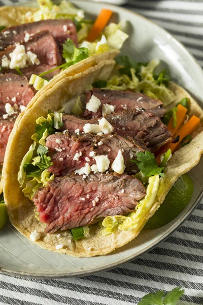 Homemade Korean Steak Tacos — Stock Photo, Image