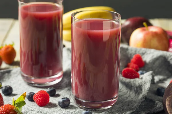 Raw Organic Red Berry Juice Smoothie