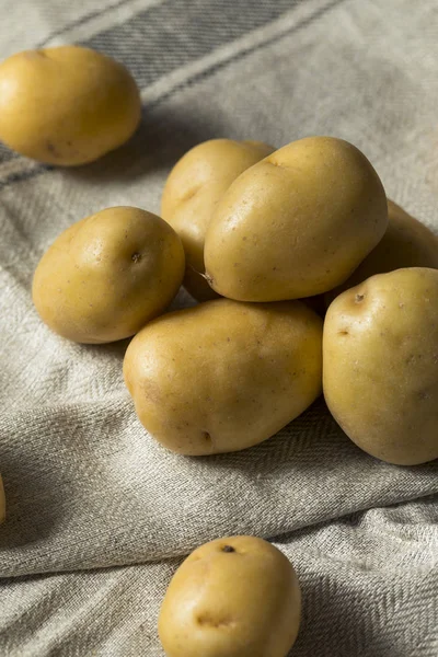 Raw Organic Yellow Baby Potatoes — Stock Photo, Image