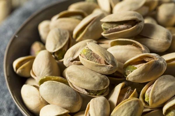 Roasted and Slated Pistachio Nuts Stock Picture