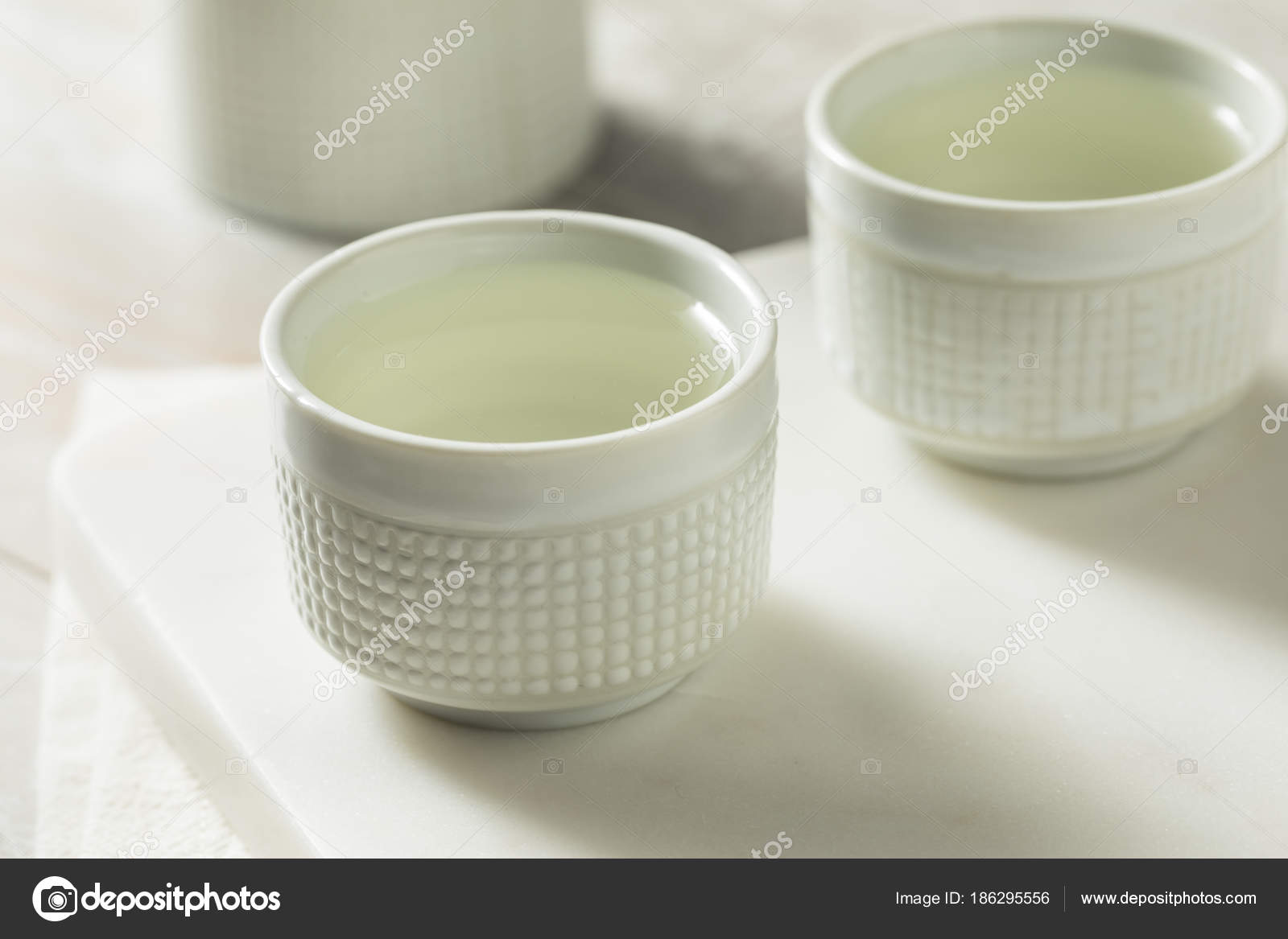 Alcoholic Japanese Sake Rice Wine Stock Photo by ©bhofack2 186295556