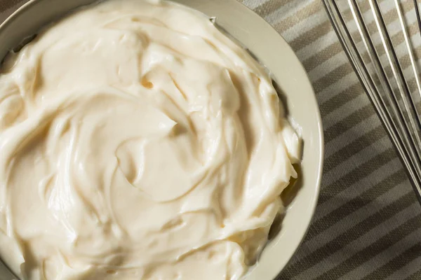 Healthy Organic Homemade Mayonnaise — Stock Photo, Image