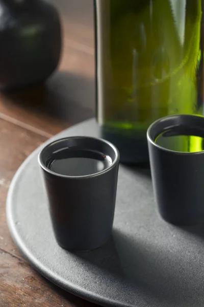 Wino ryżowe alkoholowych japońskiej Sake — Zdjęcie stockowe