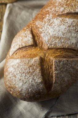 Bütün tahıl beyaz Fransız ekmeği
