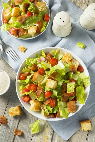 Frisk BLT-salat med rutiner – stockfoto