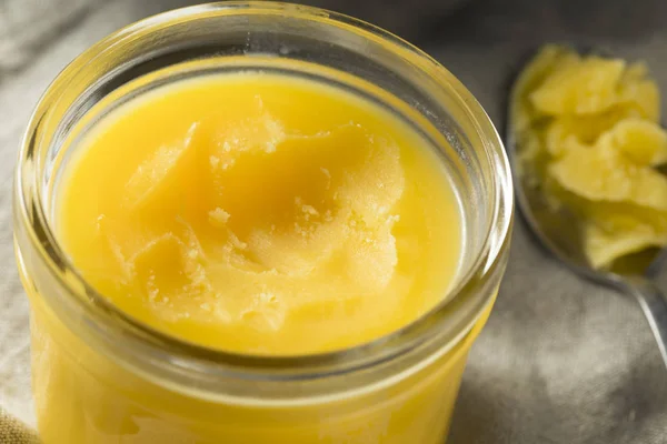 Homemade Clarified Butter Ghee — Stock Photo, Image