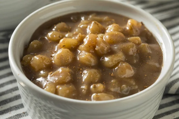 Hemmagjord Brazlian Canjica Hominy Pudding — Stockfoto