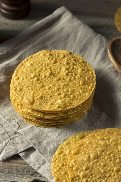 Tostadas Homemade smażone w głębokim tłuszczu — Zdjęcie stockowe