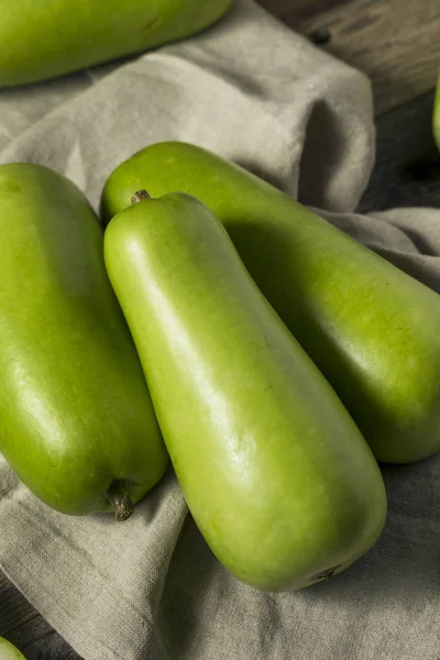 Raw verde orgânico Opo Squash — Fotografia de Stock