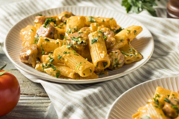 Homemade Sausage and Fennel Rigatoni — Stock Photo, Image