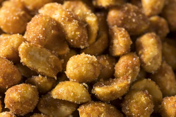 Huisgemaakte honing geroosterde pinda 's — Stockfoto