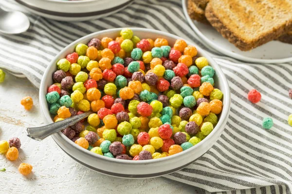 Colorido cereales de desayuno de azúcar — Foto de Stock