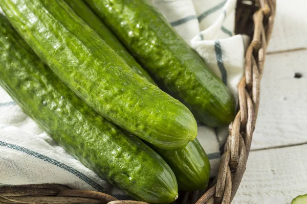 Healthy Organic Green English Cucumbers