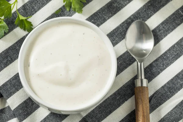 Cremiges hausgemachtes Ranch Dressing — Stockfoto