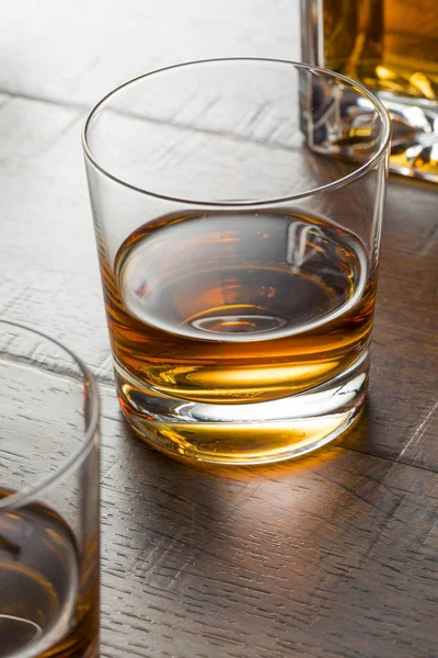 Delicious Bourbon Whiskey Neat — Stock Photo, Image