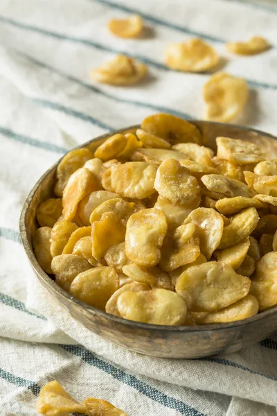 Homemade Salty Roasted Fava Beans — Stock Photo, Image