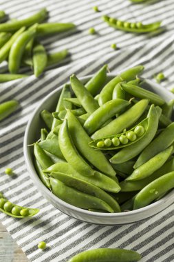 Ham yeşil organik Snap bezelye
