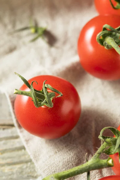 Rote rohe Bio-Tomaten — Stockfoto