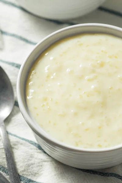 Süßer hausgemachter Tapiokapudding — Stockfoto