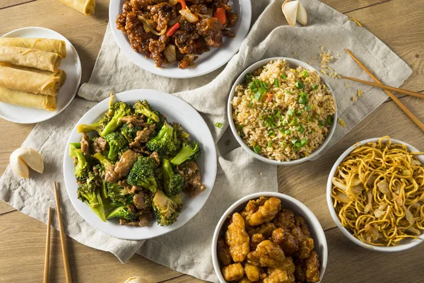 Spicy Chinese Take Out Food — Stock Photo, Image