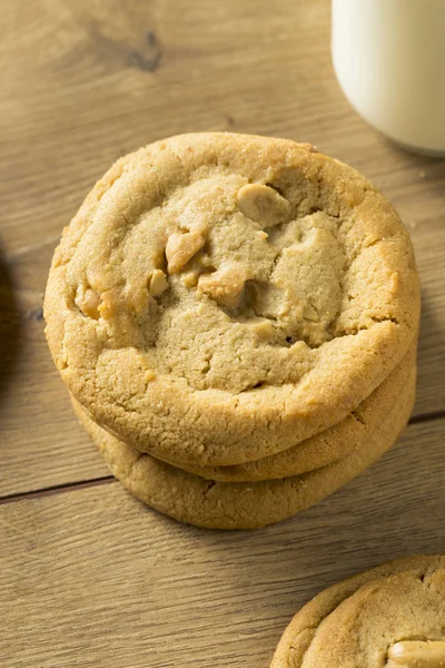 Sladký domácí arašídové máslo Cookies — Stock fotografie