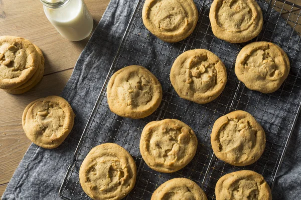 Sladký domácí arašídové máslo Cookies — Stock fotografie