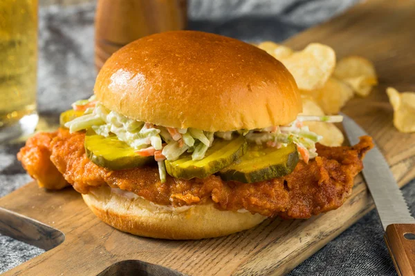 Sandwich de pescado caliente hecho en casa de Nashville —  Fotos de Stock