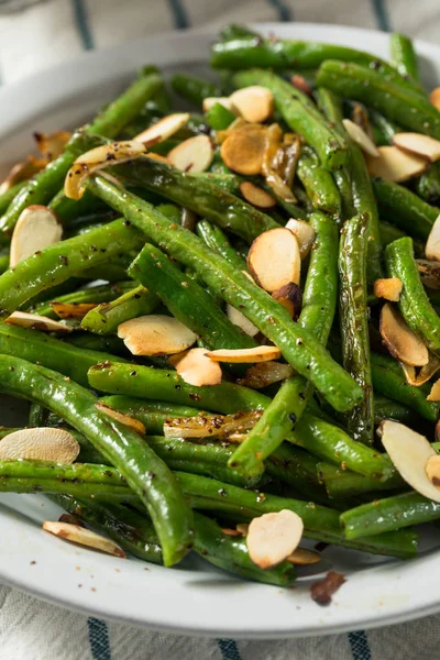 Frijoles verdes salteados caseros — Foto de Stock