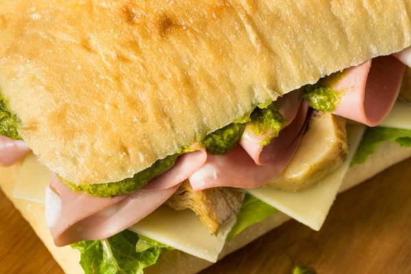 Homemade Italian Panino Sandwich — Stock Photo, Image