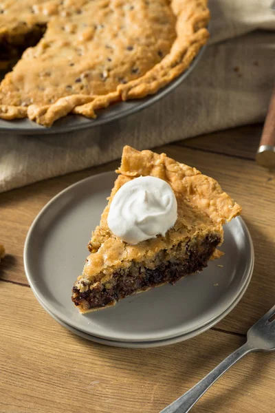 Homemade Chocolate Walnut Derby Pie — Stock Photo, Image