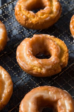 Ev yapımı eski moda çörekler.