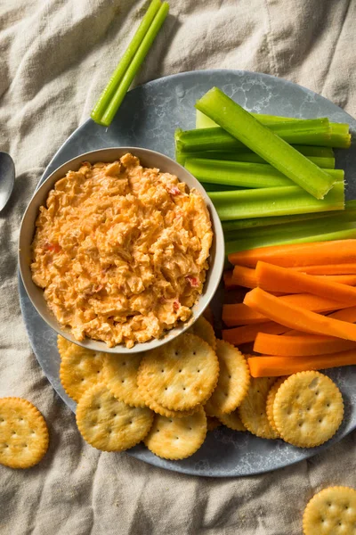 Homemade Pimento Cheese Spread — Stock Photo, Image