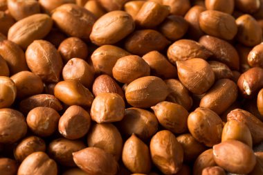 Çiğ kahverengi organik İspanyol Yerfıstığı