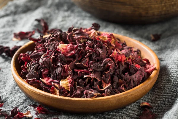 Száraz Organikus Jamaica Virág Hibiscus — Stock Fotó