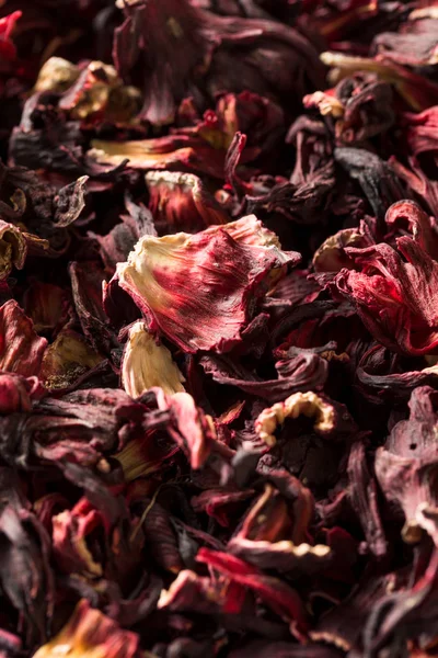 Kuru Organik Jamaika Çiçeği Hibiscus — Stok fotoğraf