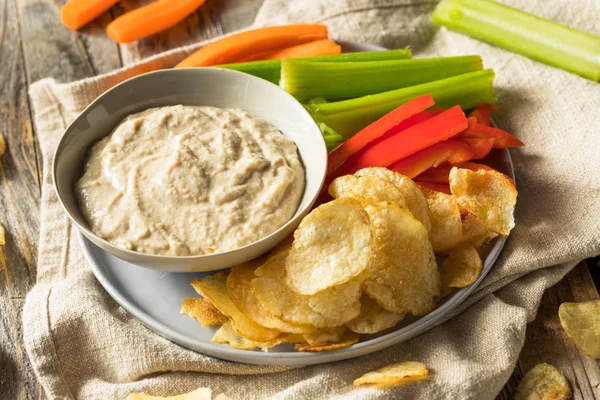 Homemade Carmelized Onion Dip — Stock Photo, Image