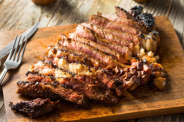 Homemade Grilled Sugar Steak — Stock Photo, Image