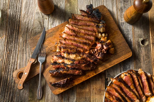 Filete de azúcar a la parrilla casero — Foto de Stock