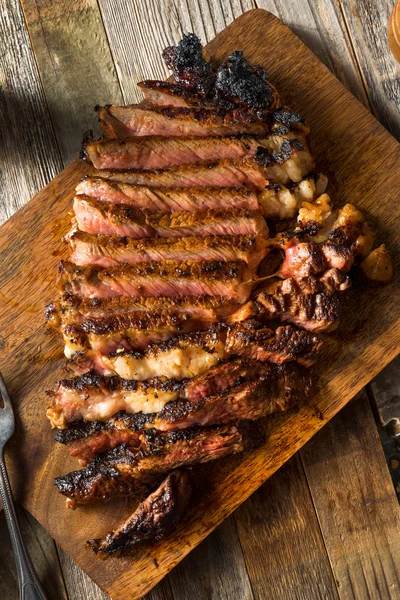 Domácí grilovaný cukrový steak — Stock fotografie