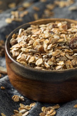 Ev yapımı Kuru Yulaf Müsli.