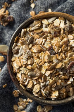 Ev yapımı Kuru Yulaf Müsli.