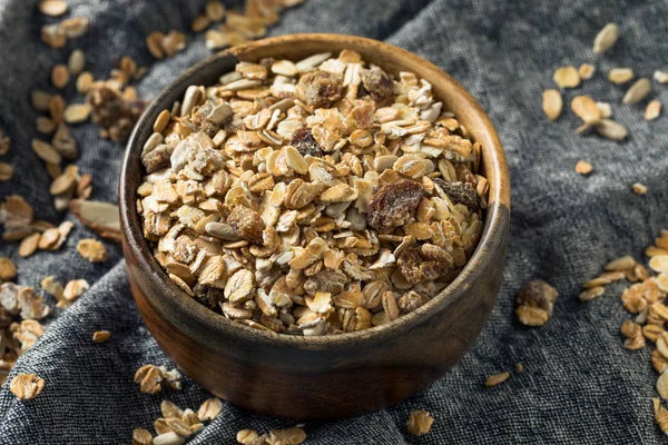 Zelfgemaakte droge haver Muesli — Stockfoto